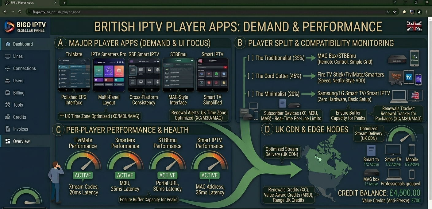 IPTV Player Guide for UK Resellers: Everything You Need to Know in 2026