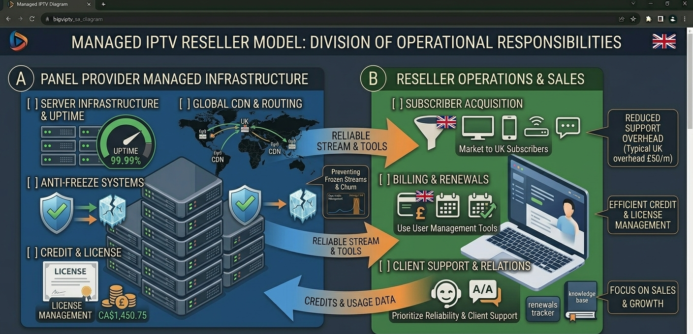 Managed IPTV for Resellers: The Smarter Way to Build a Sustainable Business in 2026