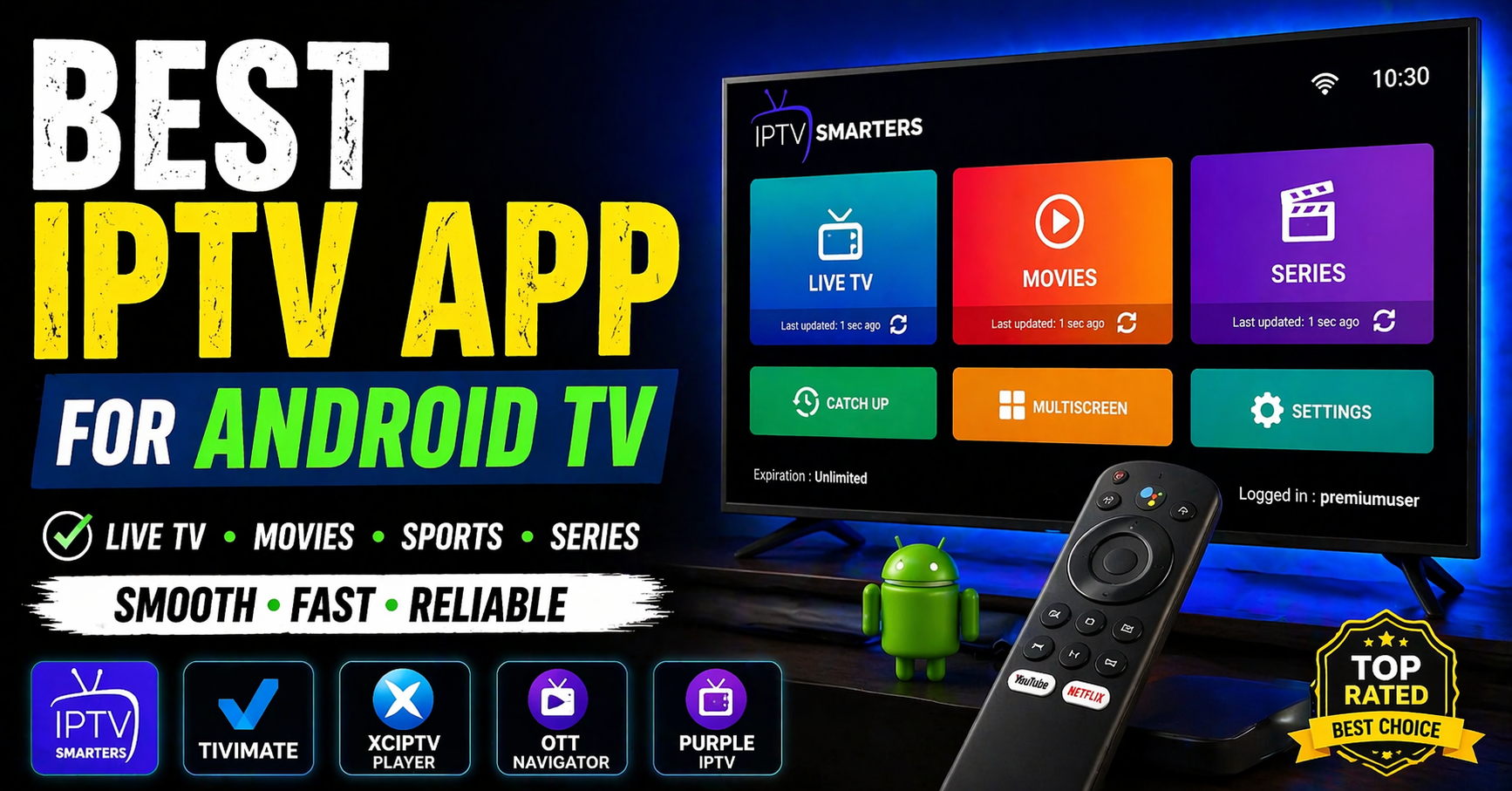 Best IPTV App for Android TV