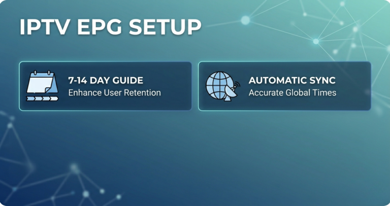 IPTV EPG Setup