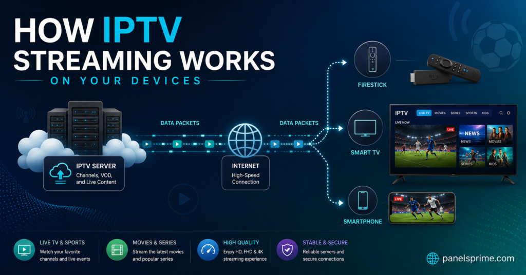 How IPTV Streaming Works on Your Devices